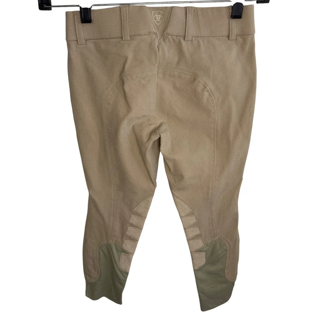 Ariat‎ Heritage Kids Tan Equestrian Breeches Riding Pants Size 8 10019270